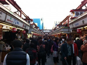 Kaminarimon Market area
